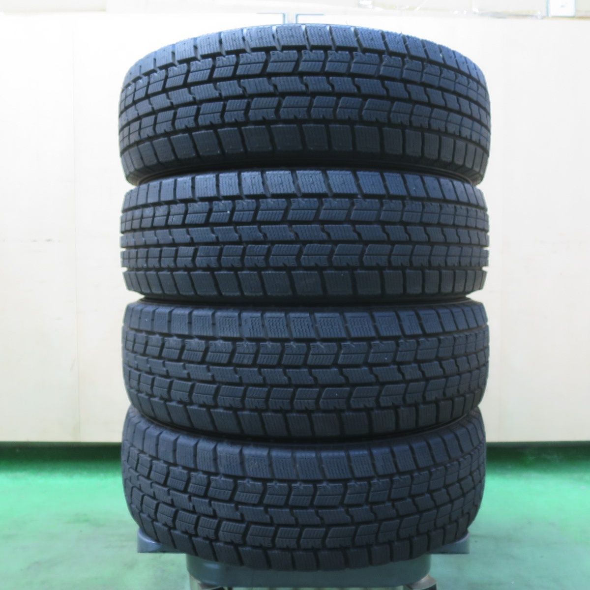 超バリ溝 24年 ほぼ10分 スタッドレス 165 60R15 グッドイヤー アイスナビ7 タイヤ 15インチ 軽サイズ デリカミニ ハスラー 等 5092206イスタ