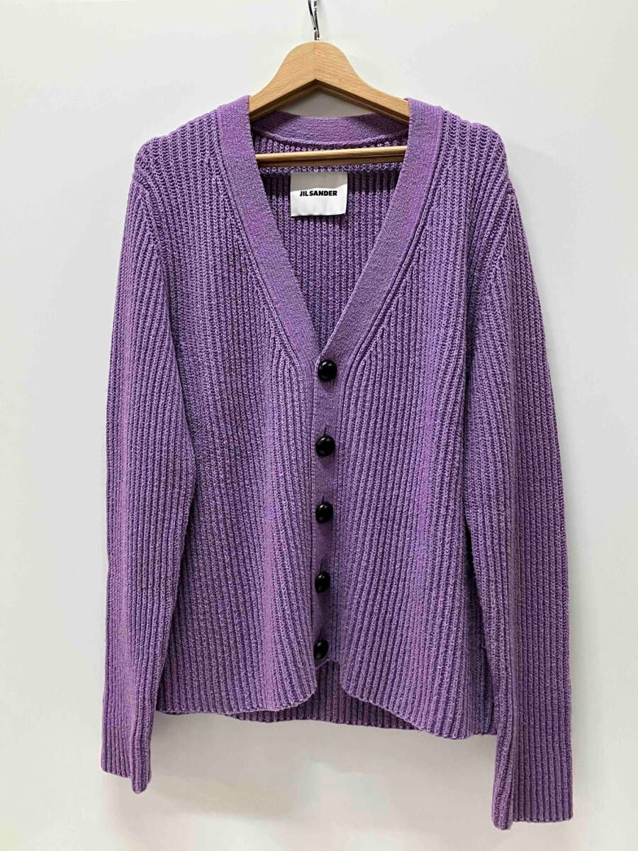 Jil sander ジル サンダー チャンキーリブニット カーディガン JSMU751012MUY21118 カーディガン サイズ46