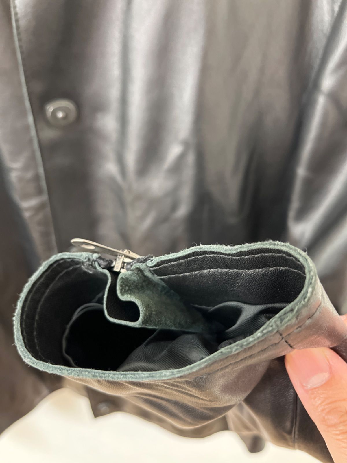z865 EMPORIO ARMANI エンポリオアルマーニ レザージャケット