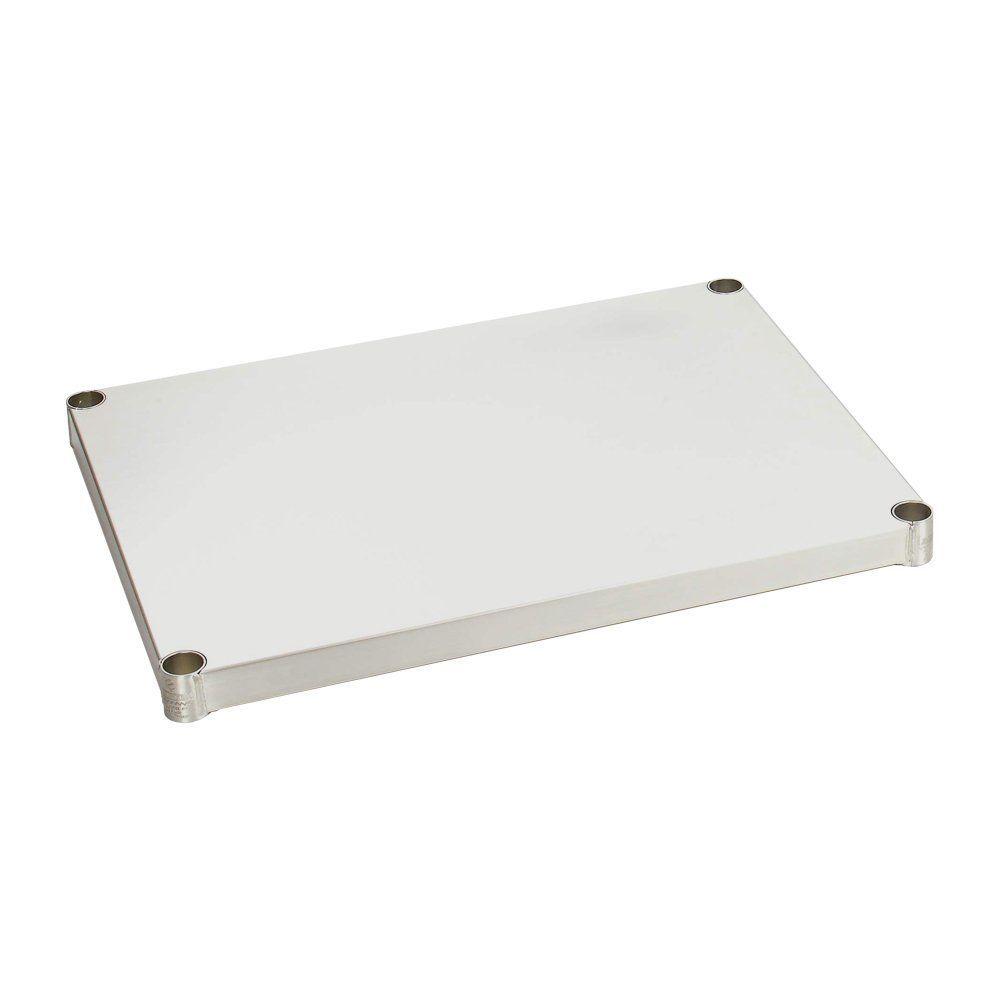 商品 ルミナス プレミアム 棚板 ソリッドシェルフ 幅60 奥行45 スリーブ付 ドウシシャ スチールラック ポール径25mmパーツ 耐荷重120kg 高い抗菌性 防錆性 衛生的 厨房 クリニック 業務用 幅61×奥行46cm SSM6045-SO