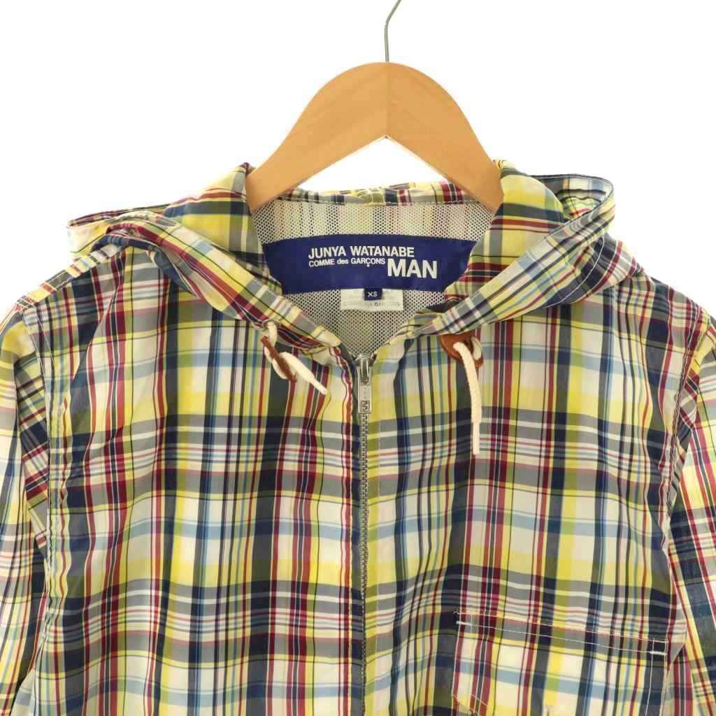 ジュンヤワタナベ コムデギャルソン AD2004 チェック柄ウール Pコート 美品】 JUNYA WATANABE COMME des GARCONS / ジュンヤワタナベ
