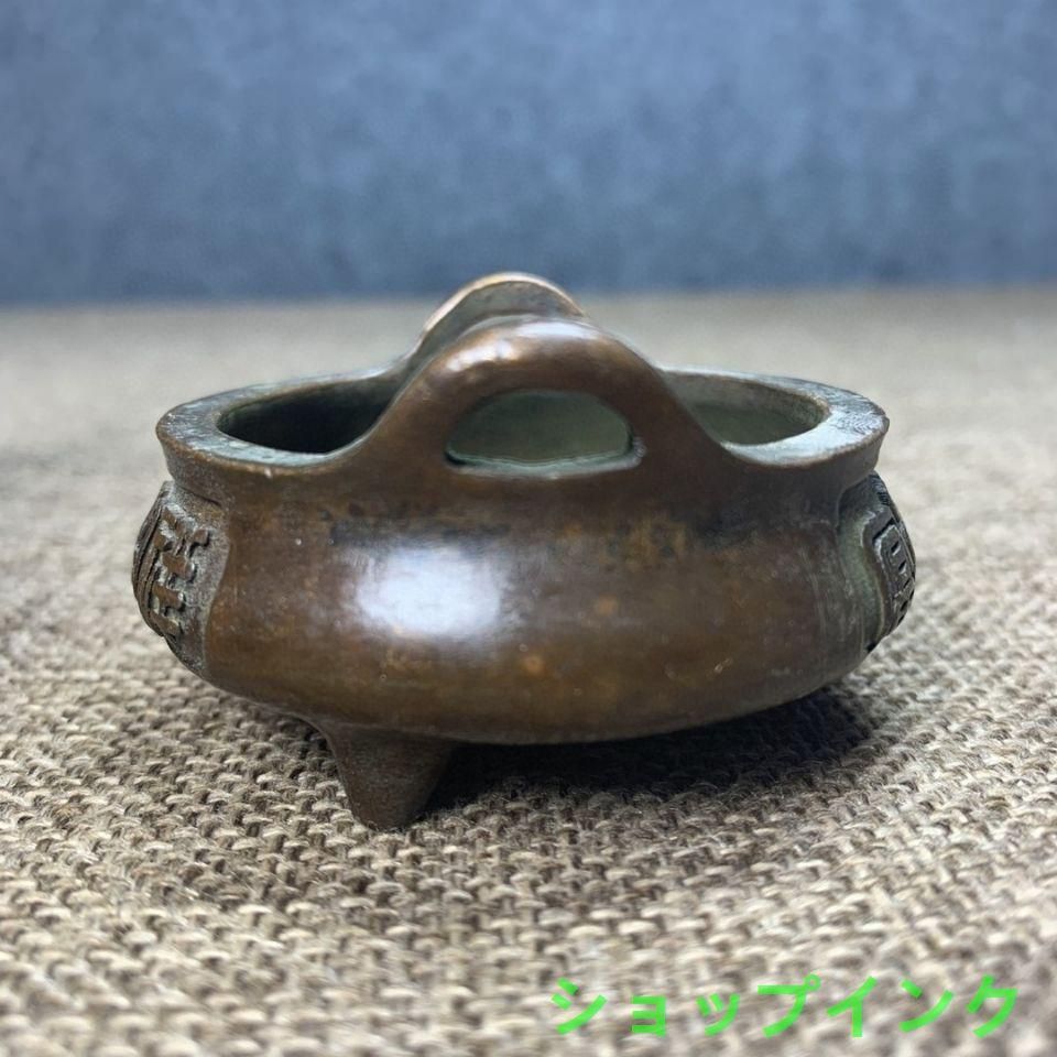 宣徳炉 銅製 工芸品 美術品 置物 宣徳炉 富貴吉祥炉 香炉 工芸品 美術品 置物 - メルカリ
