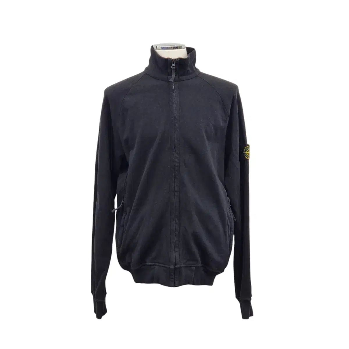 L STONE ISLAND ストーンアイランド ロゴ パッチ ジップアップ セーター ジャケット STB041502