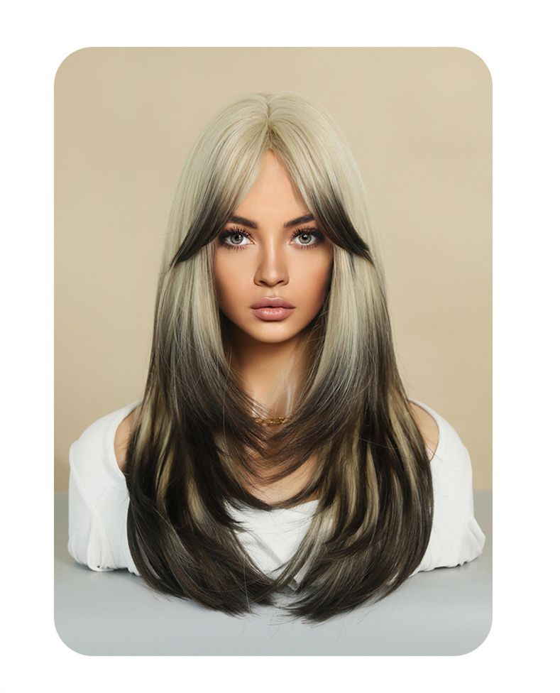 ロングウィッグ レディース 上質人工毛 耐熱 アメリカ風 自然 ファッション パーティー 誕生日 結婚式 通勤★7色選