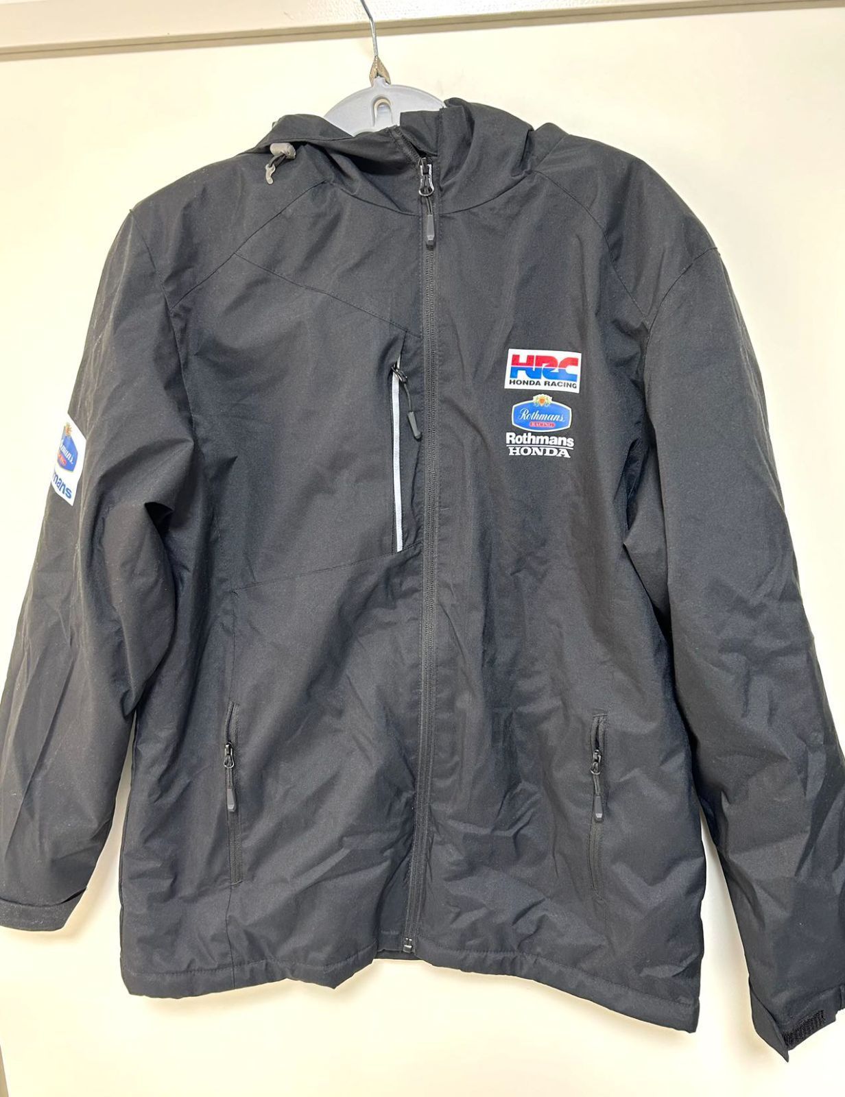 【稀少】Rothmans HONDA Racing ナイロンジャケット L Vintage Rothmans Racing Bomber Jacket Rothmans Honda Racing Team
