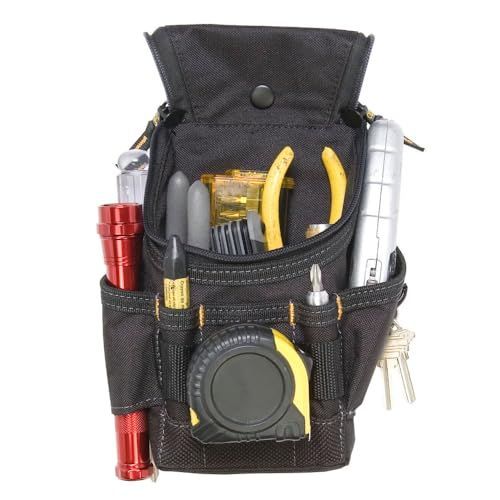 CLC Custom Leathercraft 1523 Ziptop Utility Pouch， Small