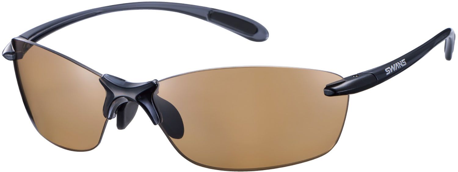スワンズ SWANS エアレスリーフフィット Airless-Leaf fit 偏光レンズモデル SALF-0065 サングラス メンズ レディース 軽量 スポーツ 眼鏡 紫外線対策 SALF0065 SMK ブラック×メタリックブ