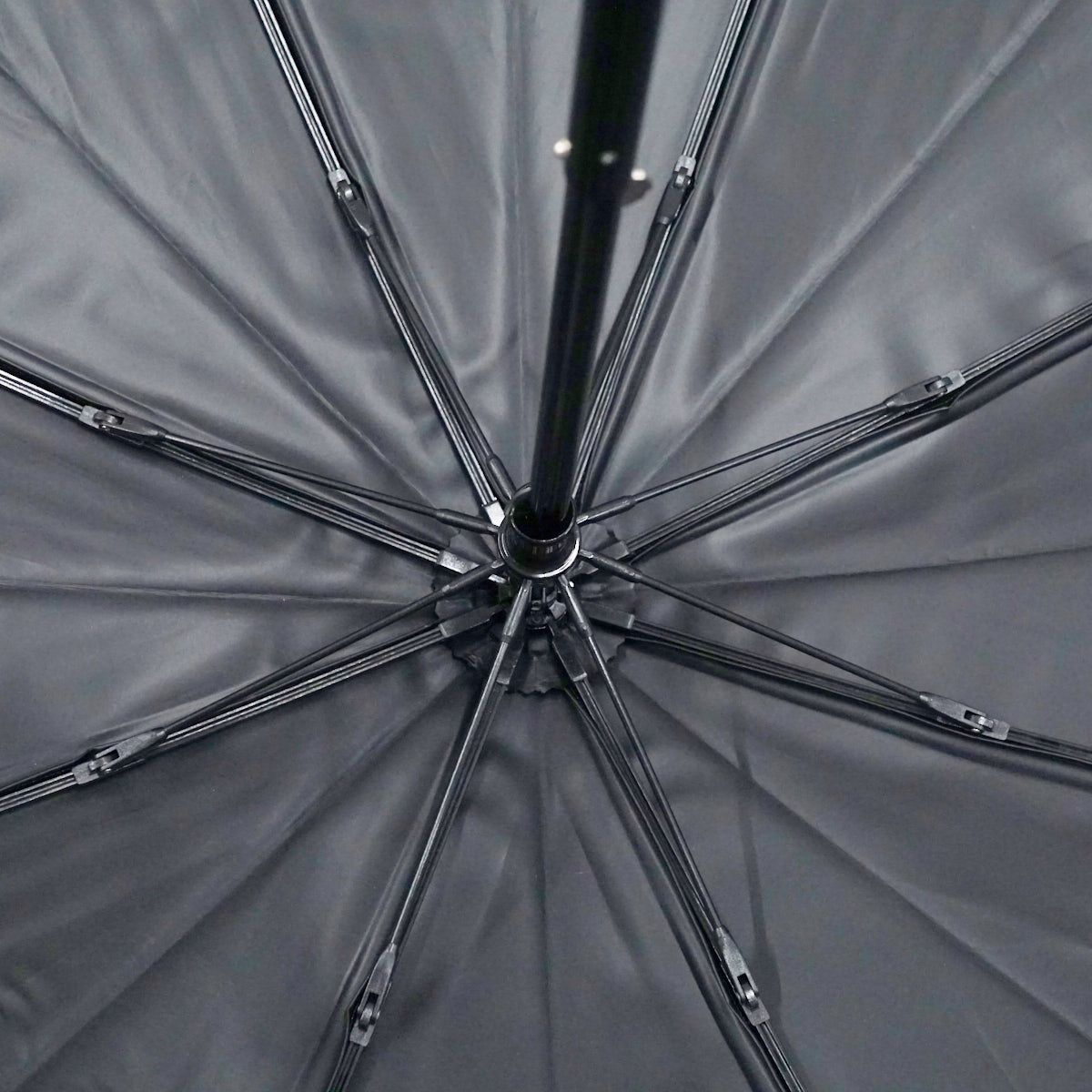 サンバリア100 完全遮光折日傘 品 2段折 格子柄 ブルー レトロ 折りたたみ日傘 UV 遮熱 50cm FS9234