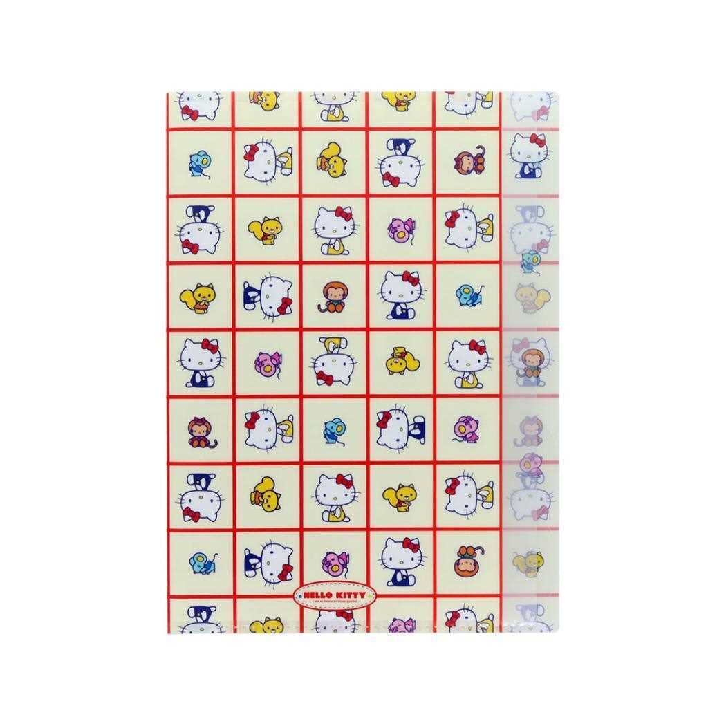 メール便】ハローキティ ポケットファイル ダイカットクリアファイル5P