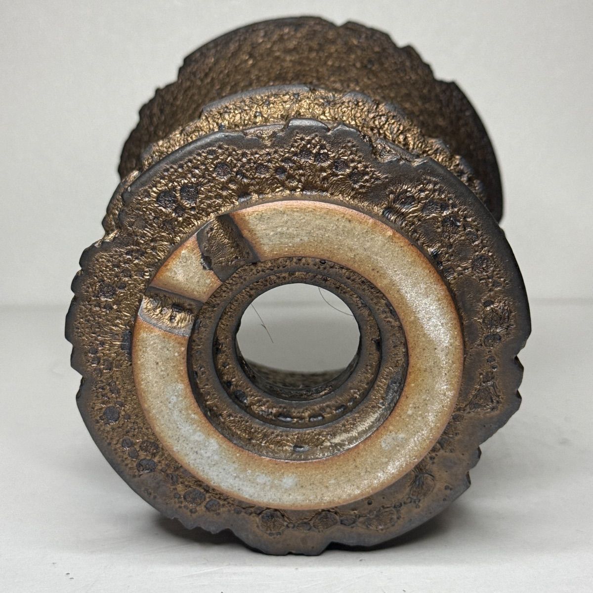 口径 12.5cm植木鉢多肉塊根観葉植物ハンドメイド陶器陶芸アカベ