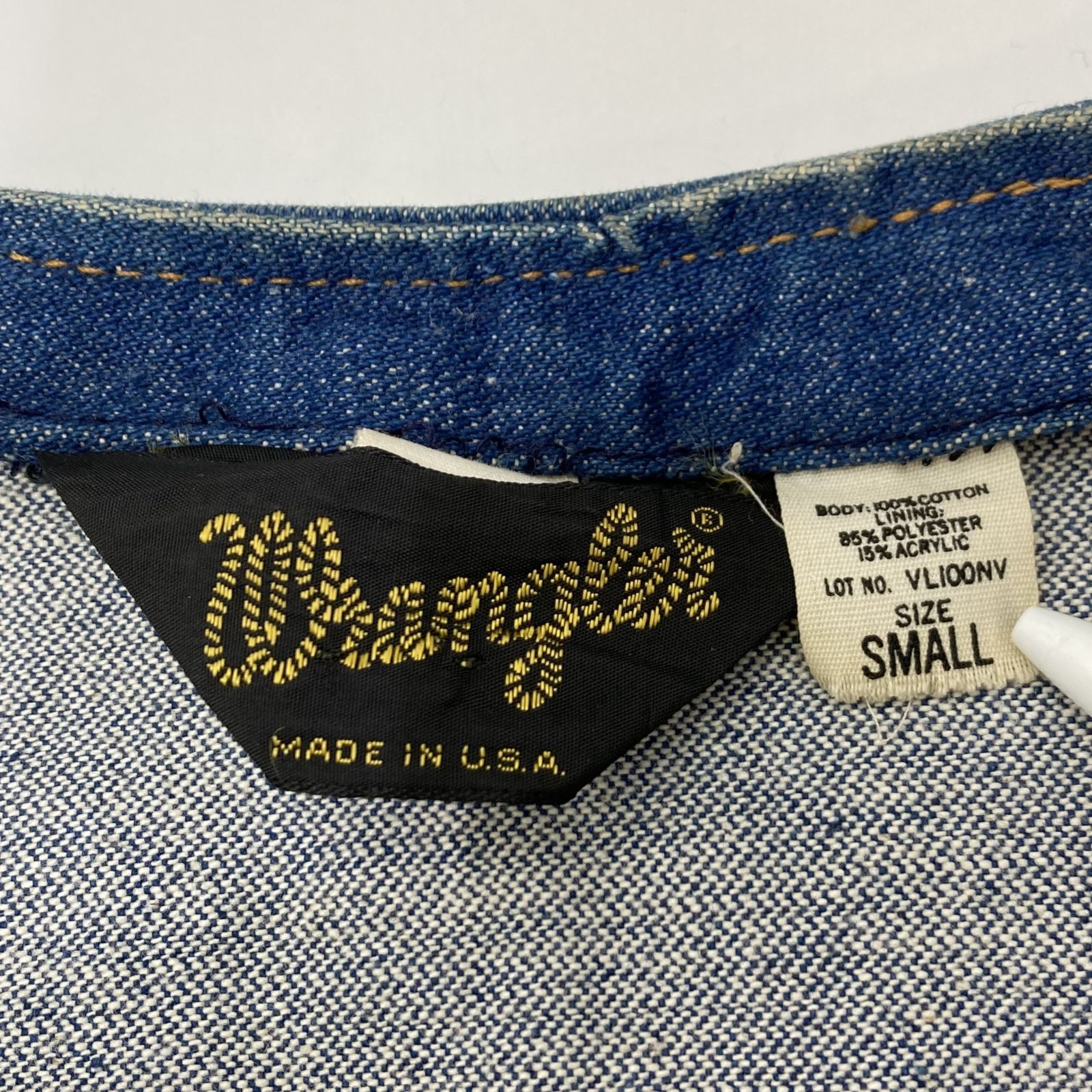 Wrangler USA製 デニムジャケット ヴィンテージ レディース USA製 