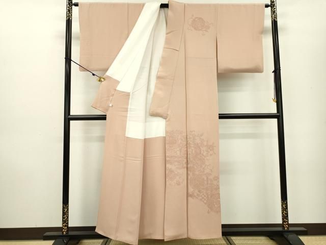 はらぺこあおむし様［3417］訪問着 中国三大刺繍 汕頭刺繍 スワトウ正絹着物袷 平和屋着物▽中国三大刺繍 スワトウ刺繍 汕頭刺繍 総刺繍 訪問着