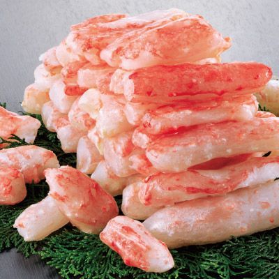 北海道産 生たらばがに脚むき身折れ 800ｇセット 生食可