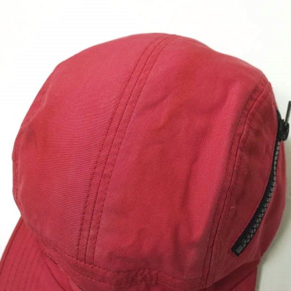 SUPREME シュプリーム アメリカ製 14SS Box Logo Side Zip Camp Cap ボックスロゴサイドジップキャンプキャップ  ONE SIZE RED ジェットキャップ MADE IN USA 帽子 g13782