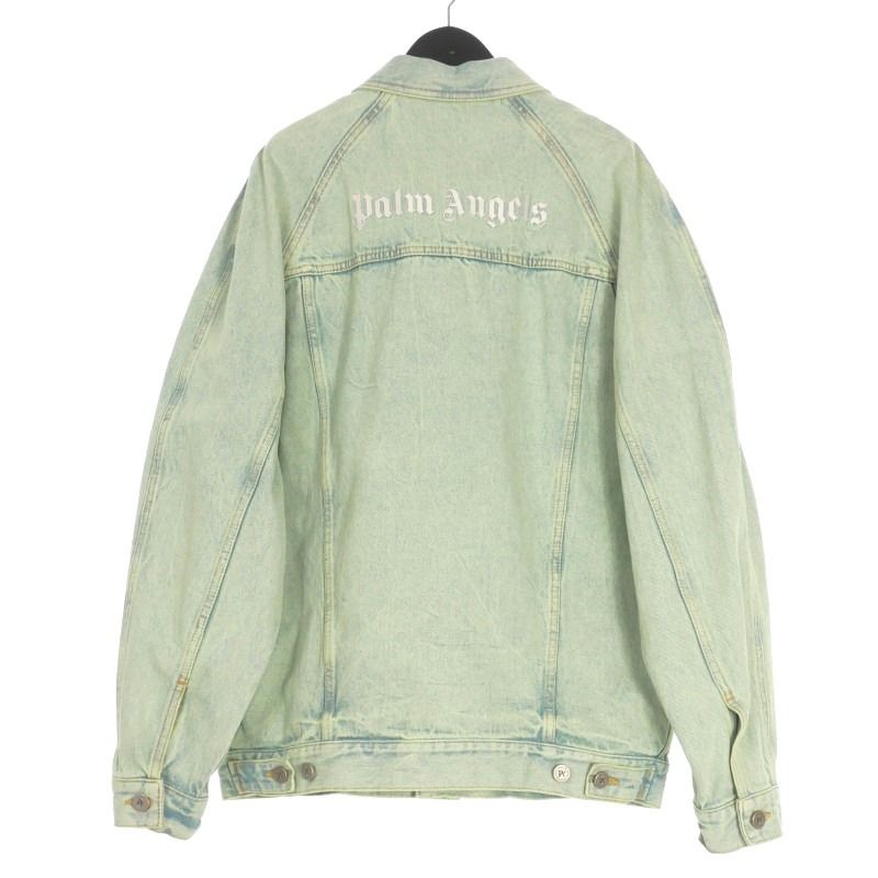 パームエンジェルス PALM ANGELS 24SS OVERDYE LOGO LOOSE DENIM JKT  
