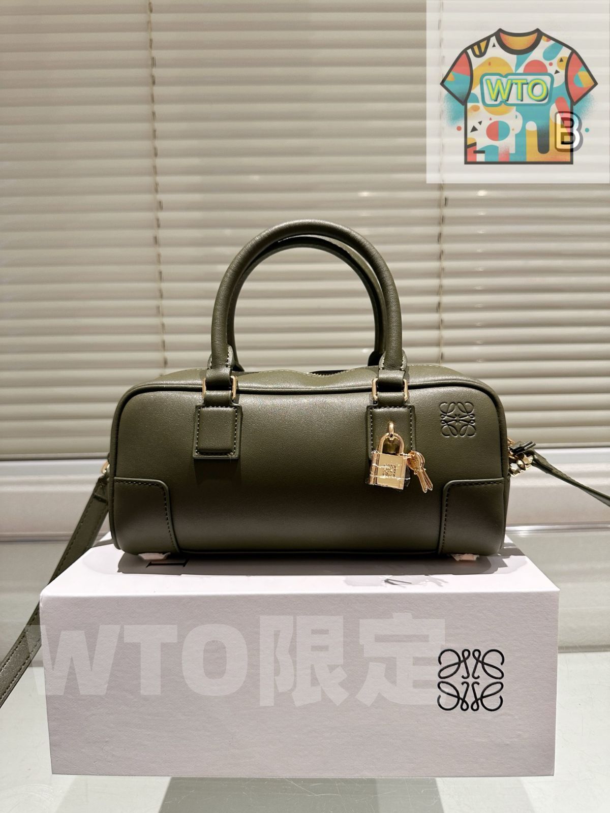 LOEWE ハンドバッグ 今日特価】LOEWE ハンドバッグ（牛皮 24×13cm） - メルカリ
