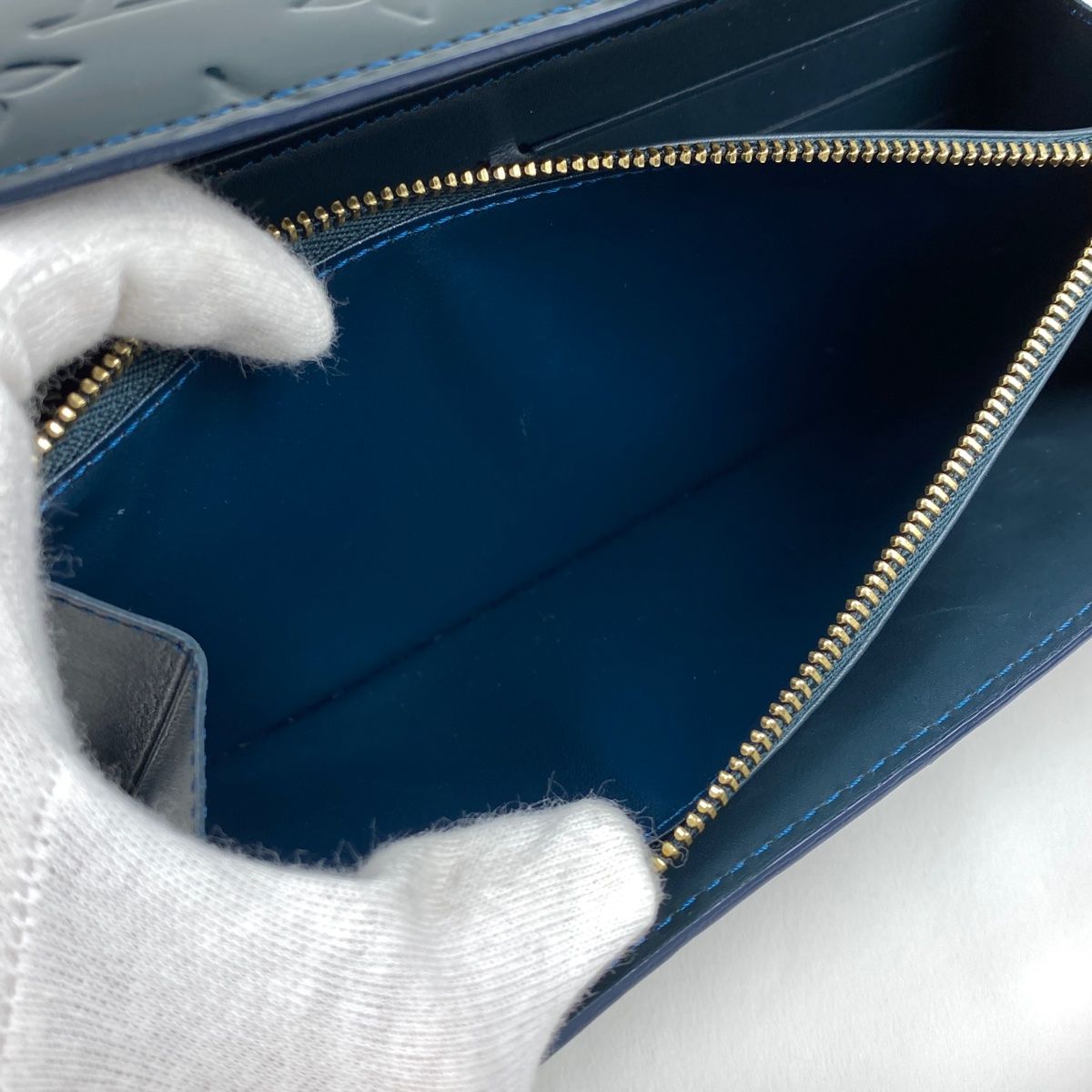 ルイ・ヴィトン Louis Vuitton ポルトフォイユ サラ エナメル 長財布 
