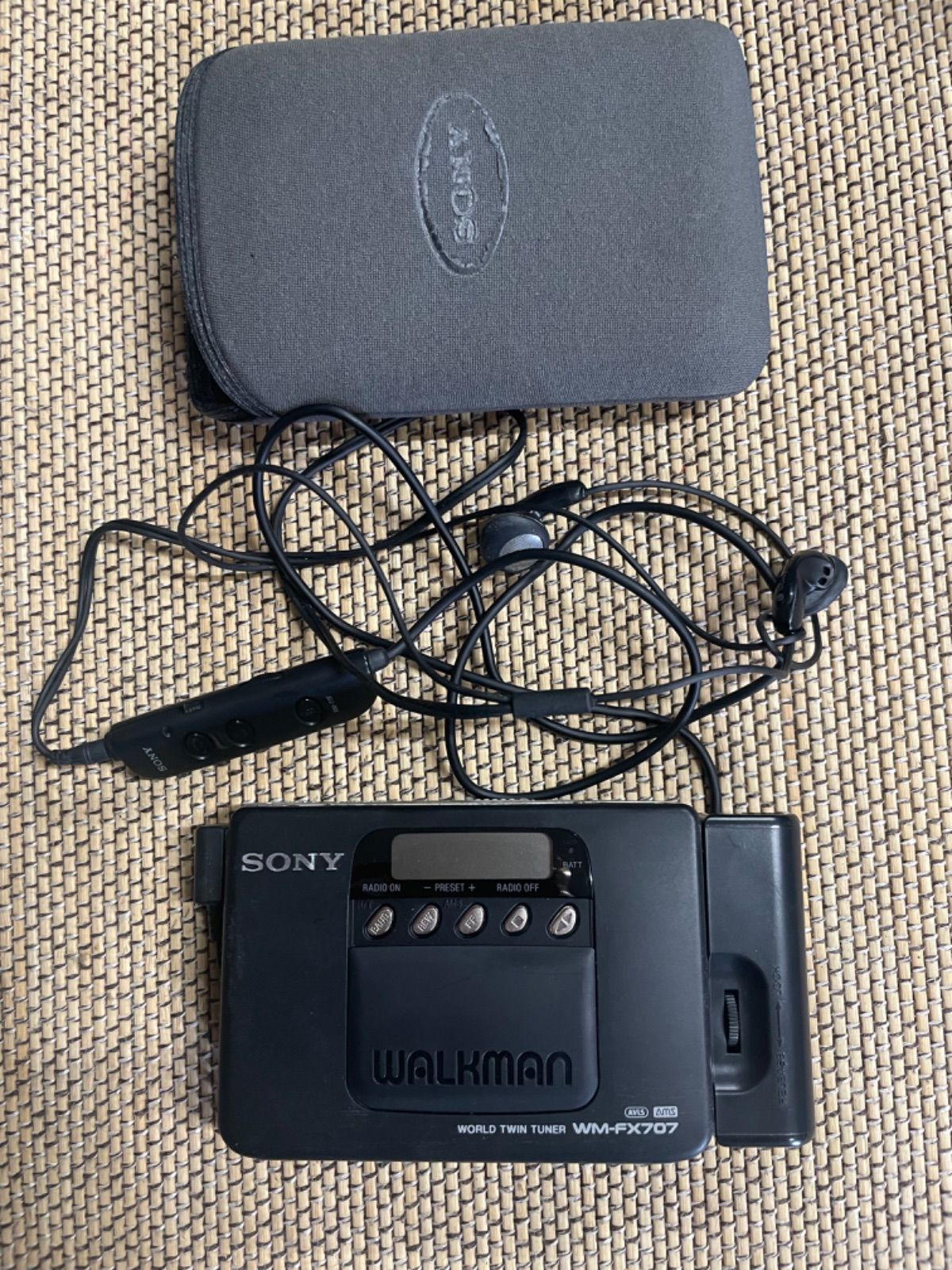 SONY WALKMAN WM-20+TCM-10 ジャンク品 - ポータブルプレーヤー