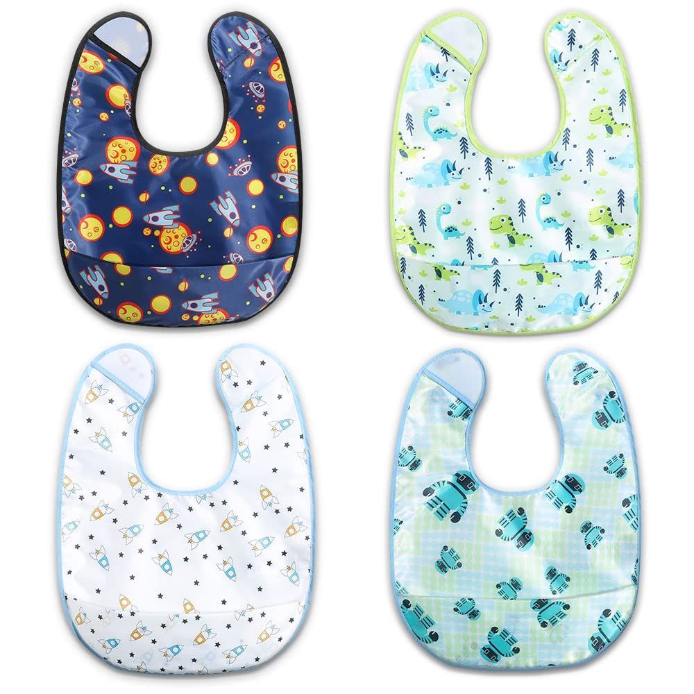 男の子 お食事スタイ 女の子 保育園用 子供 セット ベビービブ 柔らかい ポケット付き 名前入 軽量 防水 離乳食エプロン ベビーエプロン 食事用エプロン TSD