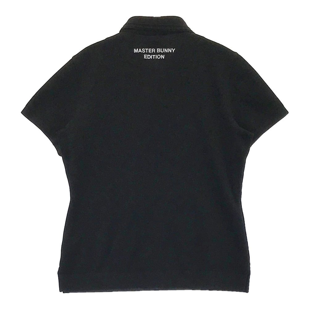 サイズ 0 MASTER BUNNY EDITION マスターバニーエディション モデル 半袖ポロシャツ ブラック系 240101526549 ゴルフウェア レディース ストスト