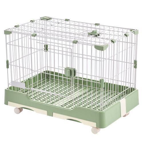 ウサギ ケージ 小型 キャスター付き 天井扉 飼育ケージ 組立簡単 小動物用 Amazon | ウサギ ペットケージ ハムスター 小動物ケージ
