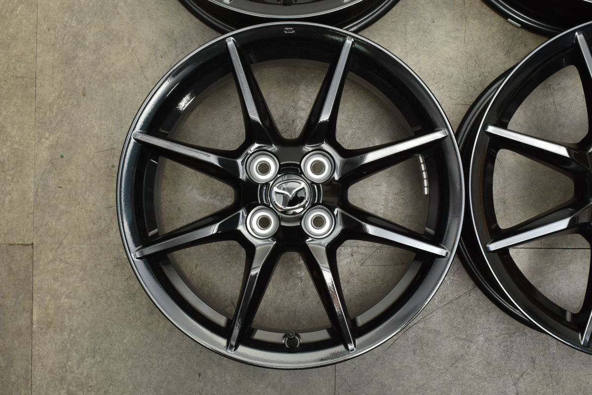 激安販売、最安価に挑戦。 新車外し マツダ ND ロードスター 純正 16in 6.5J 45 PCD100 デミオ MAZDA2 ベリーサ 流用 スタッドレス用 ノーマル戻しに 100％品質保証！