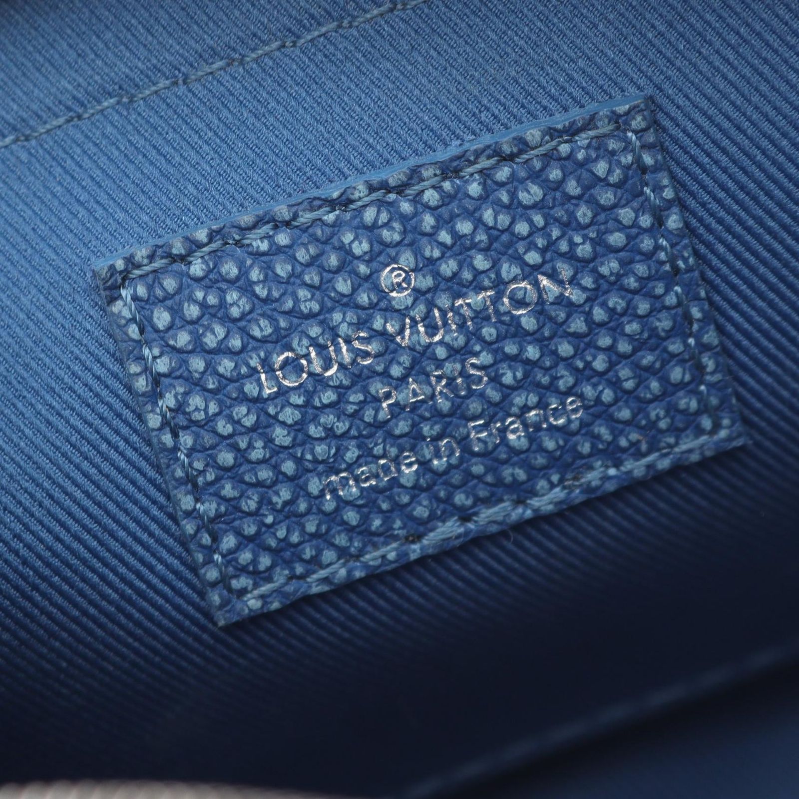 ルイヴィトン メンズ ショルダーバッグ 青 ブルー モノグラム ソフトトランク 極美品 LOUIS VUITTON ルイヴィトン ソフトトランク ショルダー
