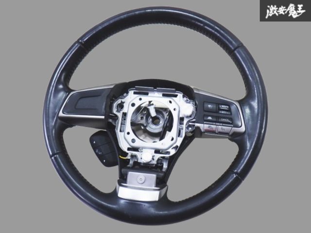 スバル　 ステアリングホイール 赤ステッチ 楽天市場】34312VA100VH【スバル純正本革巻ステアリングホイール