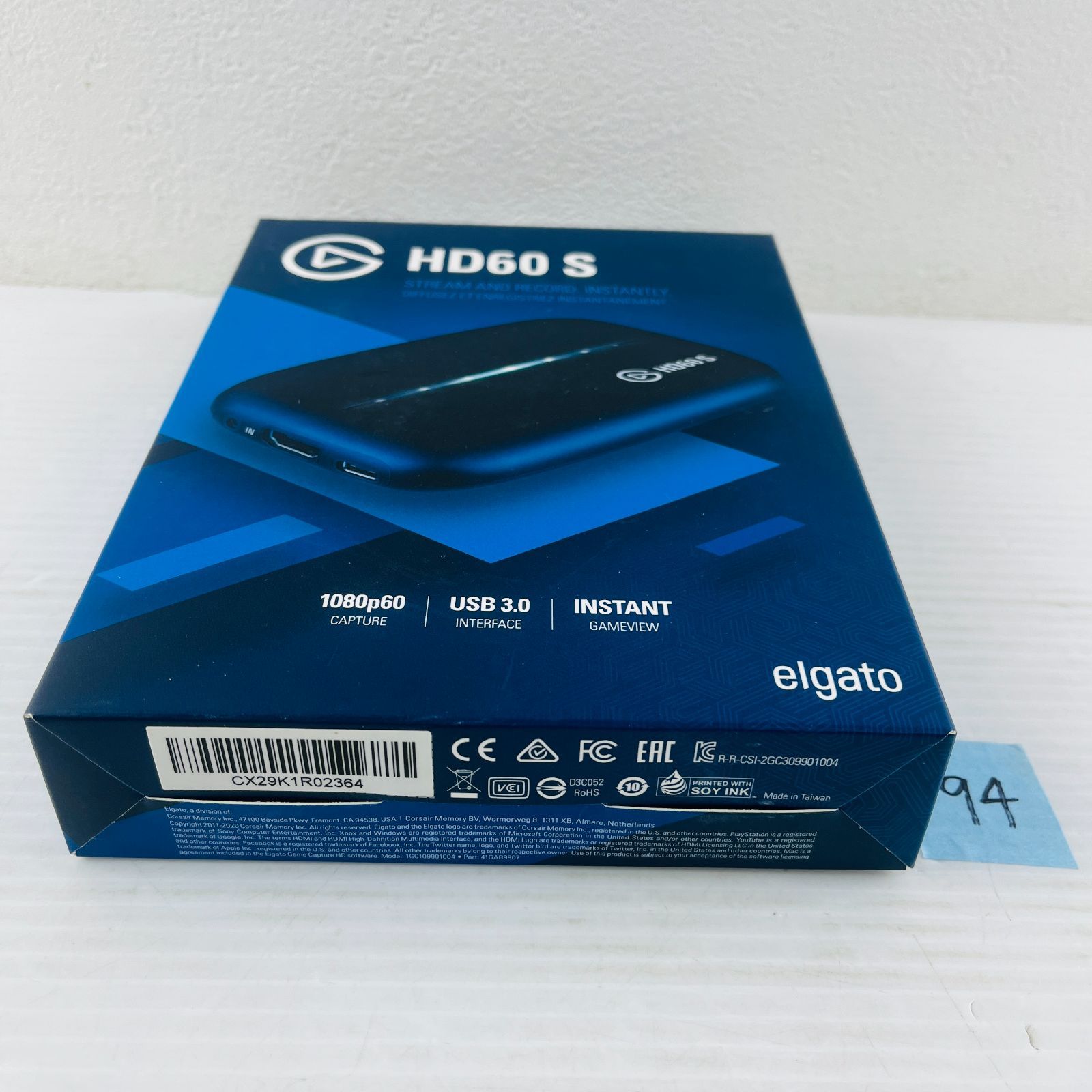 ◇94 【通電OK】外付け キャプチャカード elgato HD60 S ゲーム