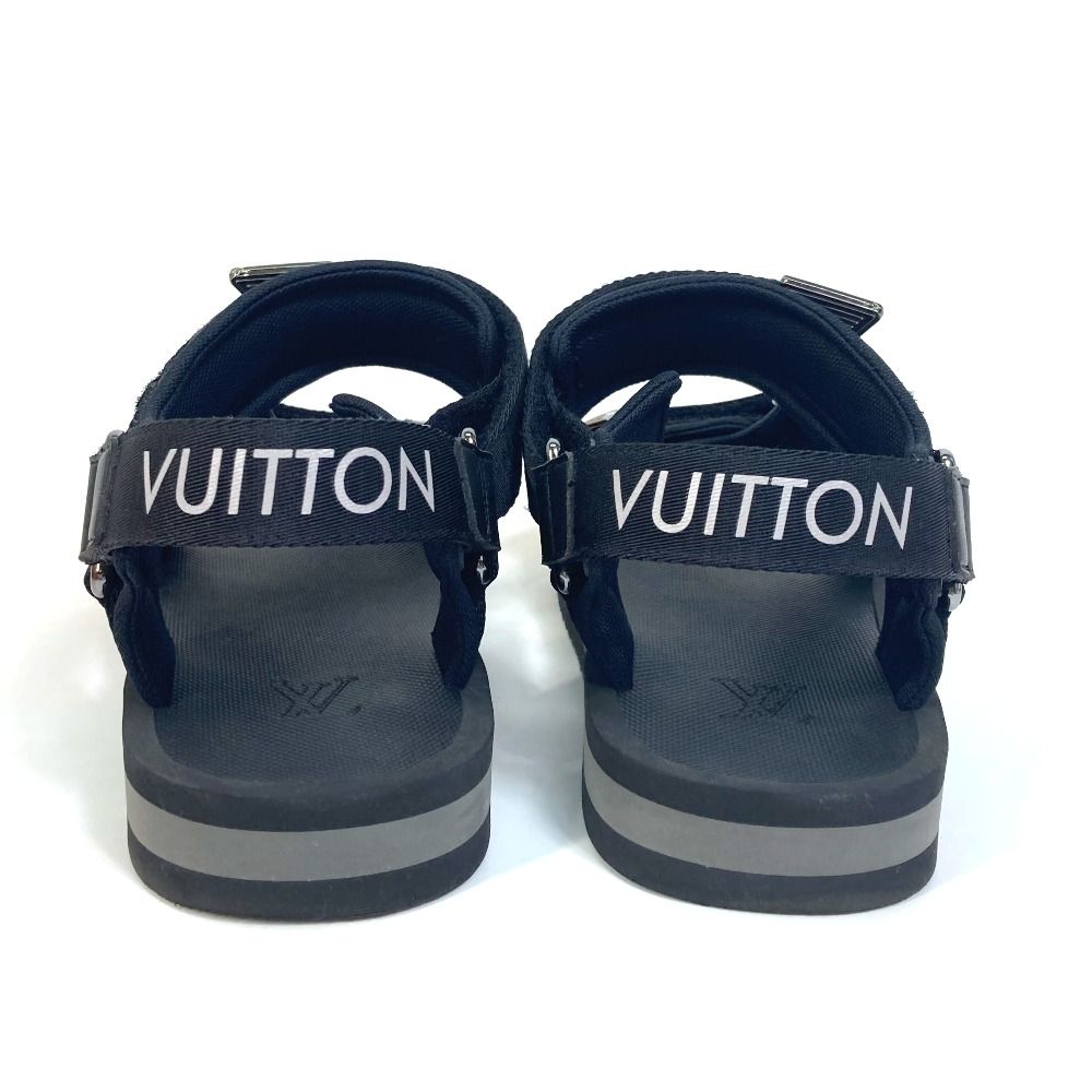 Louis Vuitton スポーツサンダル ブラック/ブルー 超美品Louis Vuitton スポーツサンダル ブラック/ブルー - メルカリ