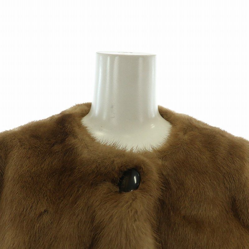 【御予約】【✨美品✨】SAGA MINK ショートコート　ブラウン　銀サガ サガミンク SAGA MINK 銀サガ ファーコート アウター 毛皮