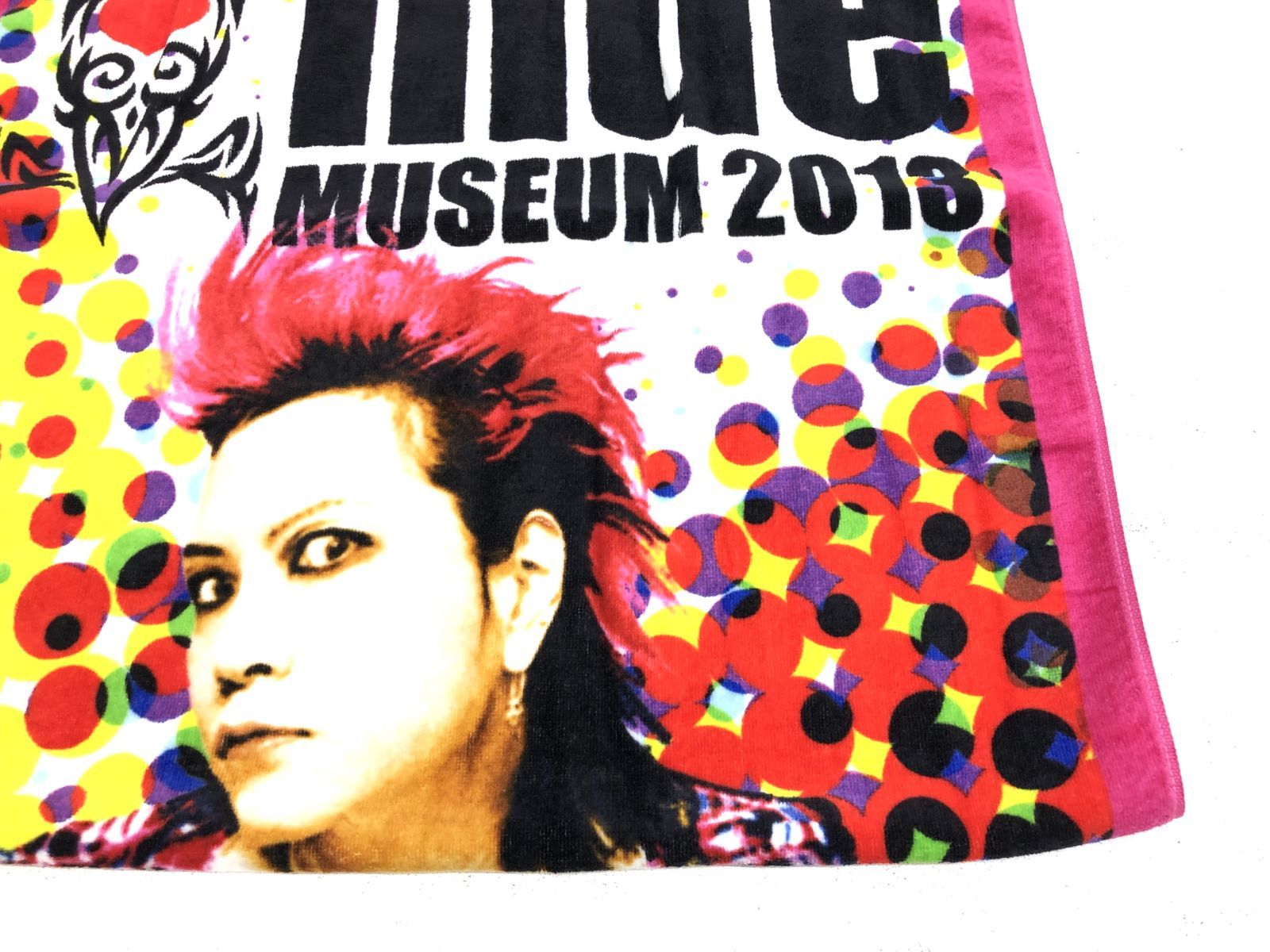 hide museum 等身大バスタオル❤️数量限定 Amazon.co.jp: hide バスタオル ピンク ミュージアム 限定