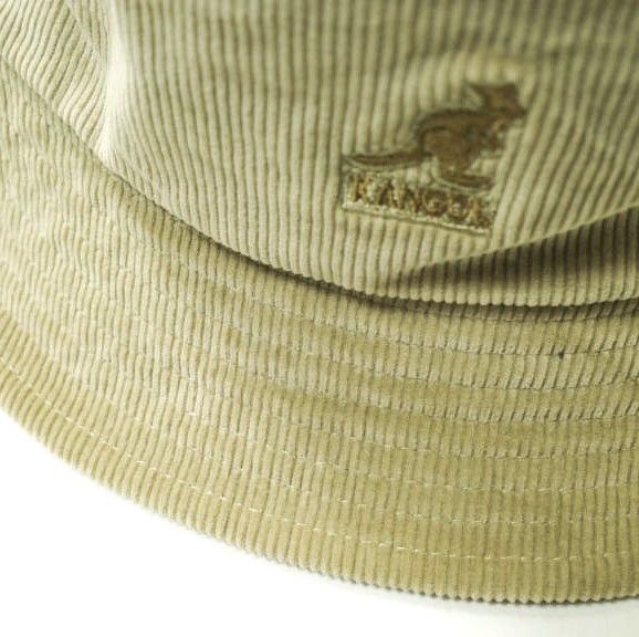 KANGOL カンゴール Cord Bucket Hat コーデュロイバケットハット K4228HT L(内周約58-59cm) ベージュ 帽子 g18149