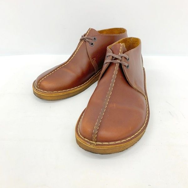 Clarks◆チャッカブーツ/US8.5/BLK/スウェード/11826/WALABEE BOOT
