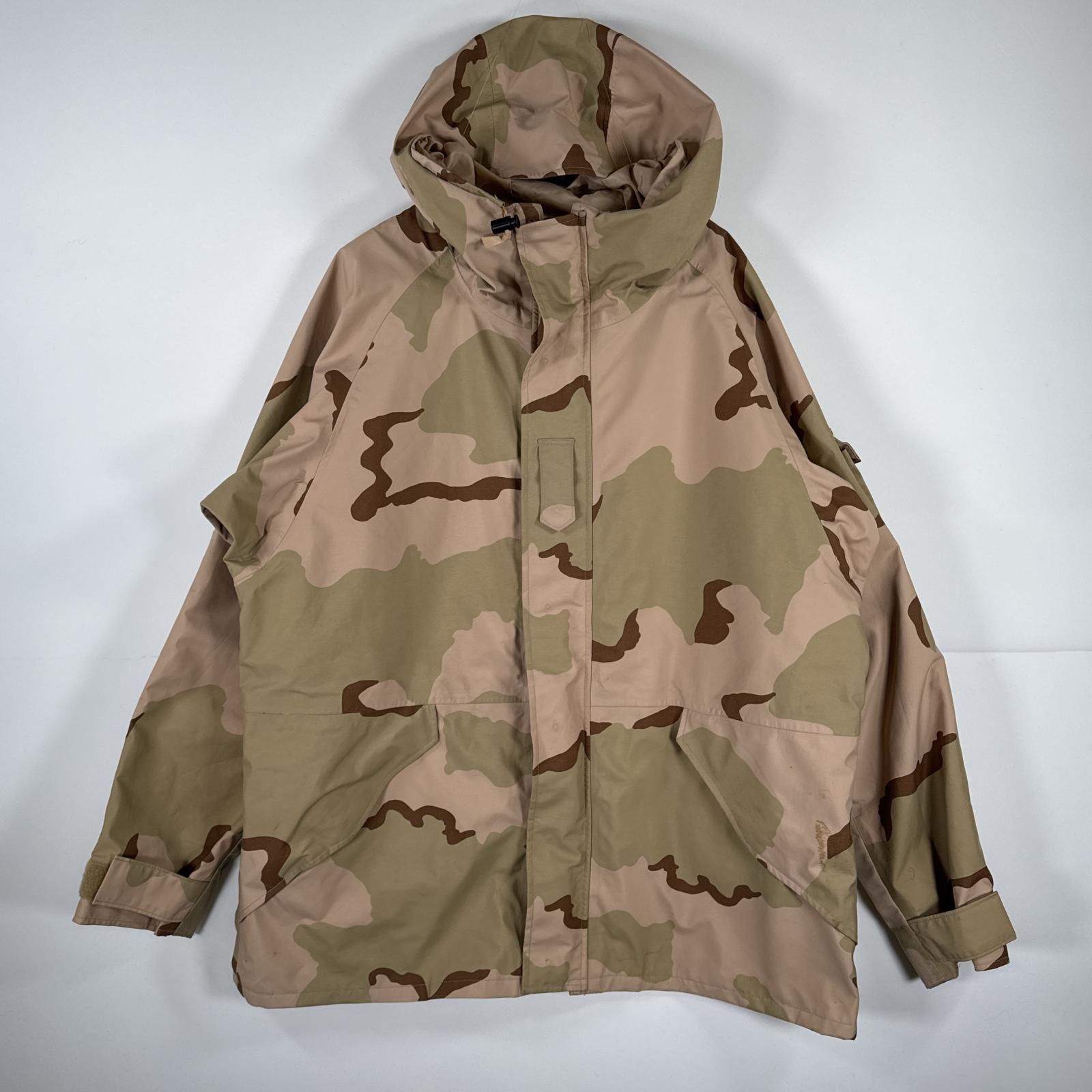 デザートカモ　GORE-TEXナイロンジャケット　L/R 古着 ミリタリージャケット ECWCS GORE-TEX デザートカモ