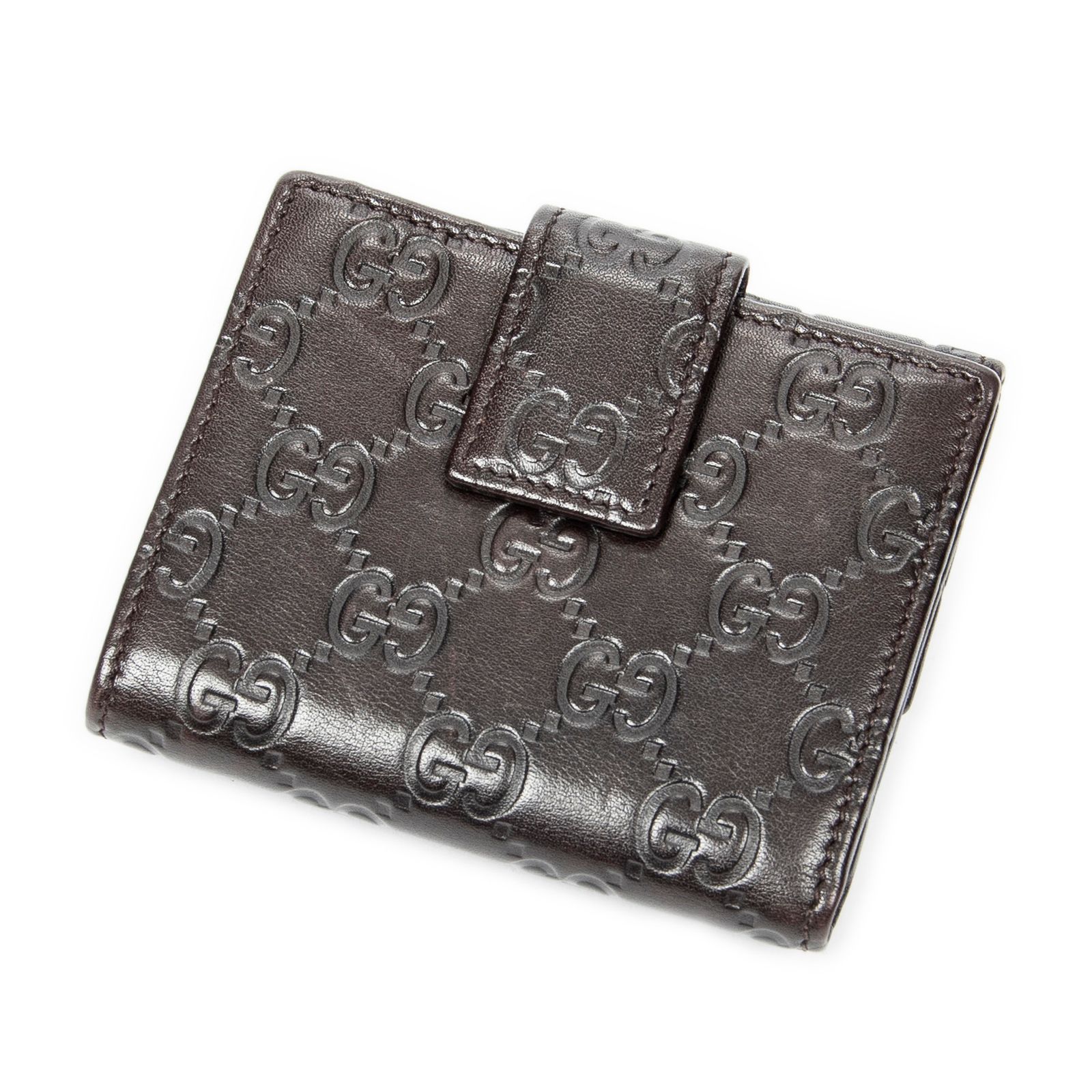 GUCCI グッチメタルバーコンパクトウォレット黒グッチッシマA WWW_NOITHATQUANGTHANH_NET