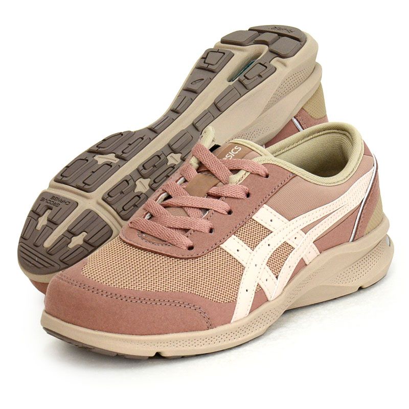 アシックス asics ハダシウォーカー レディース 3E相当 WOMEN レディース ウォーキングシューズ 25SS(1292A066-200)、200(PINK/BEIGE)