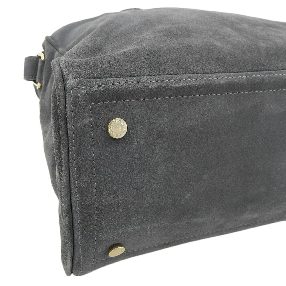 美品 バルマン BALMAIN 現行ロゴ フランス製 スエードレザー 2way ミニ  