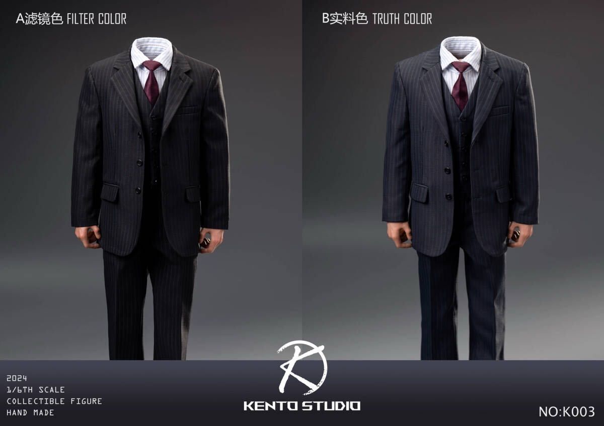 Kento Studio 1/6 ブルース専用 スーツセット ブルー.Ver 未開封
