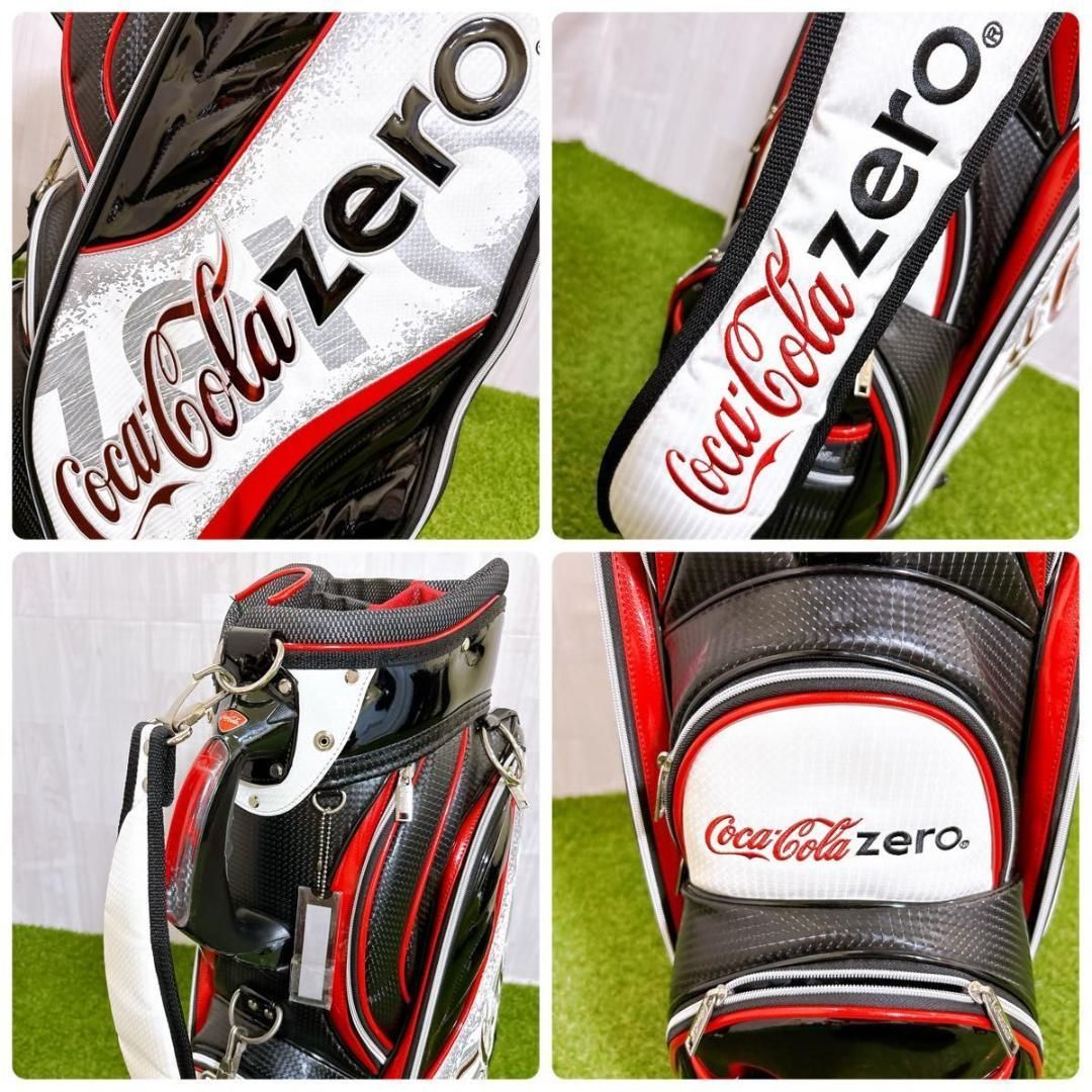 希少 Coca-Cola コカコーラ ゼロ キャディバッグ ビッグロゴ 希少 Coca-Cola コカコーラ ゼロ キャディバッグ ビッグロゴ