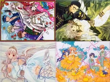 中古】クリアファイル 集合 A4クリアファイルセットA(4枚組) 「CLAMP