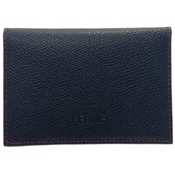 【未使用級】CELINE カードケース ブラック レザー 名刺入れ CELINE - セリーヌ カードケース 名刺入れ レザー ブラックの通販 by