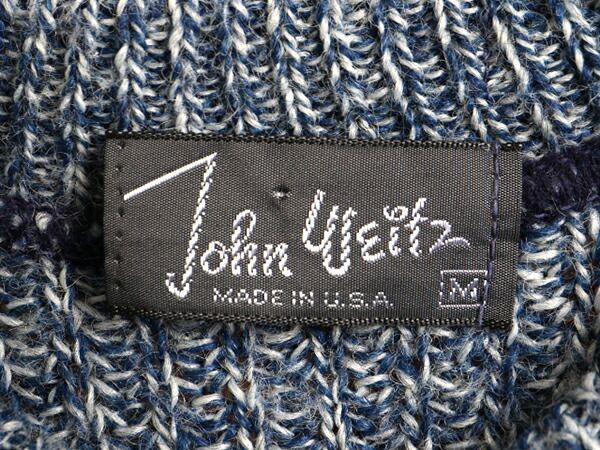 70s USA製 ビンテージ ■ John Weitz 長袖 アクリル 二ット 70s USA製 ビンテージ John Weitz 長袖 アクリル 二ット