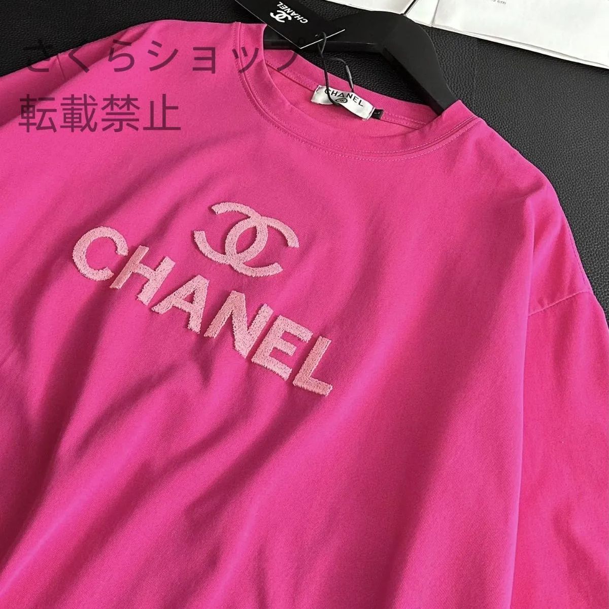 Chanel シャネル/ロゴローズ赤半袖Tシャツ - メルカリ
