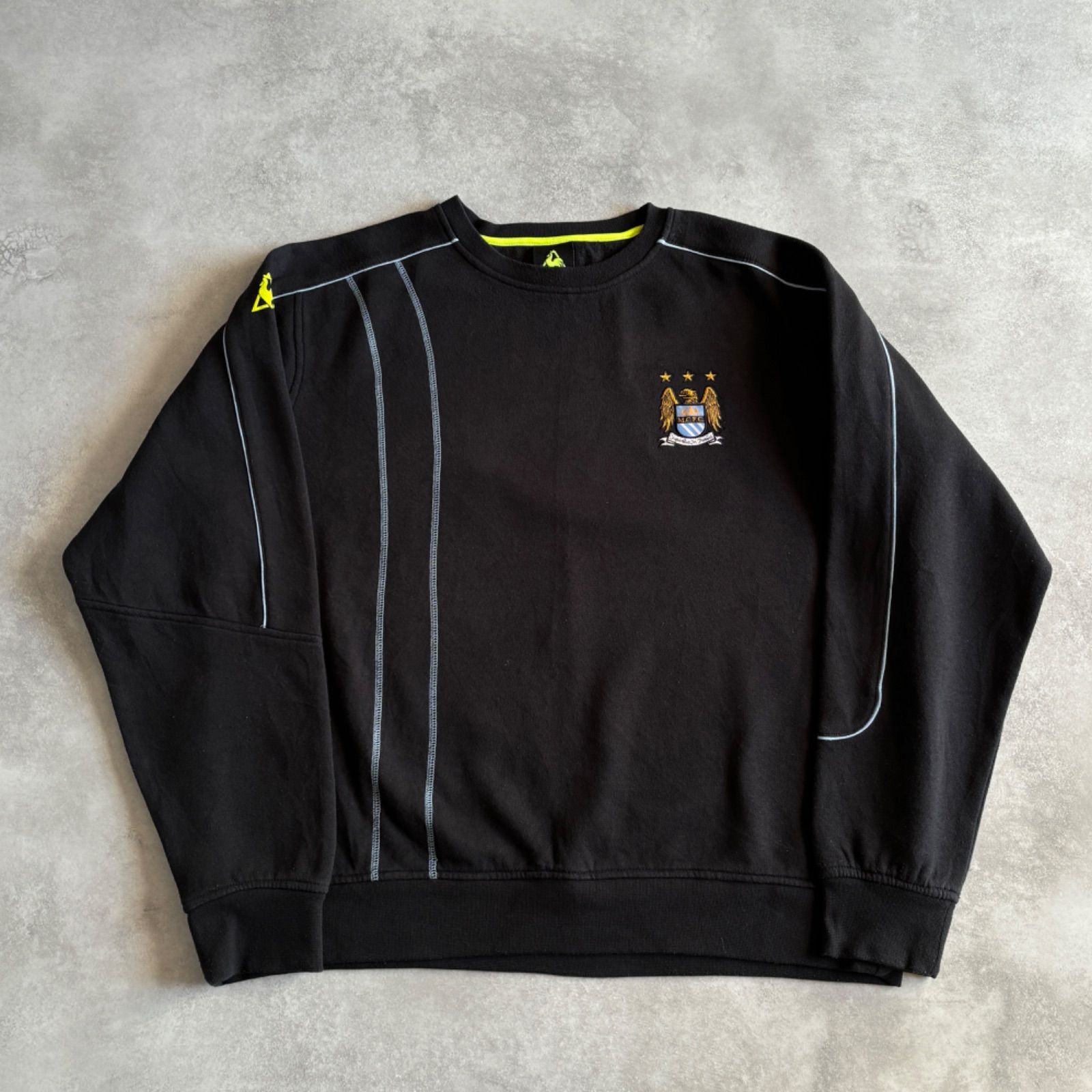 ルコックスポルティフ マンチェスターシティ ジャケット サッカー 00s L 黒 00s~ le coq sportif ルコック マンチェスターシティ XXL ビッグサイズ