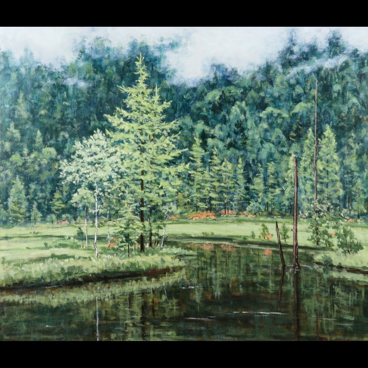 写実画 風景画 肉筆油彩画 直筆サインあり （6『真作 油彩画