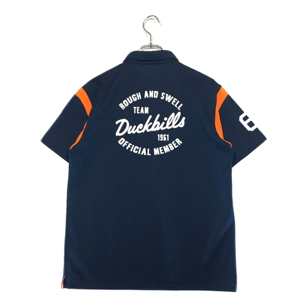 値下げ！ROUGH AND SWELL ネイビー ポロシャツ　M rough&swell ラフアンドスウェル ポロシャツ サイズM ネイビー