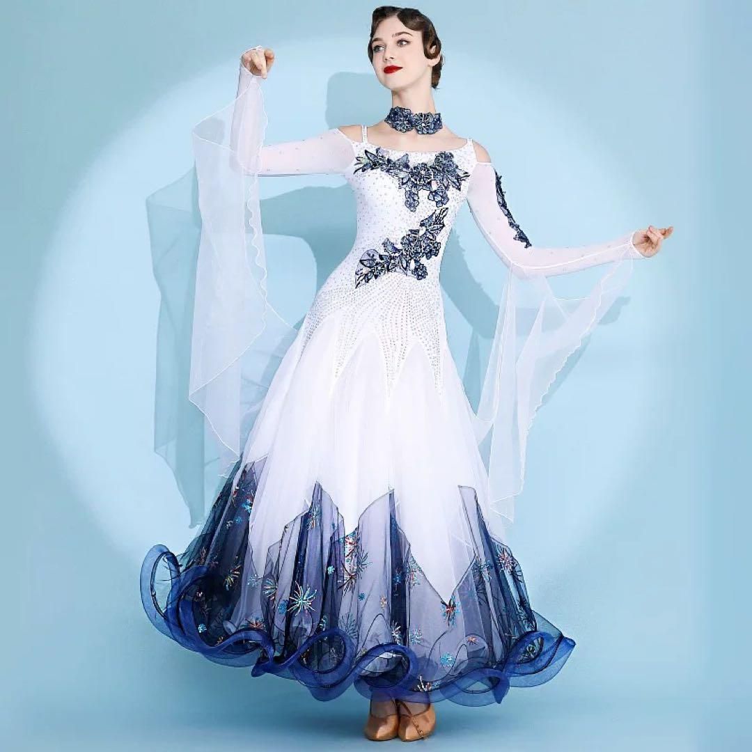 ♥ スタンダードドレス♪二色使いが可愛い 他の人とは被りにくいツートンカラー