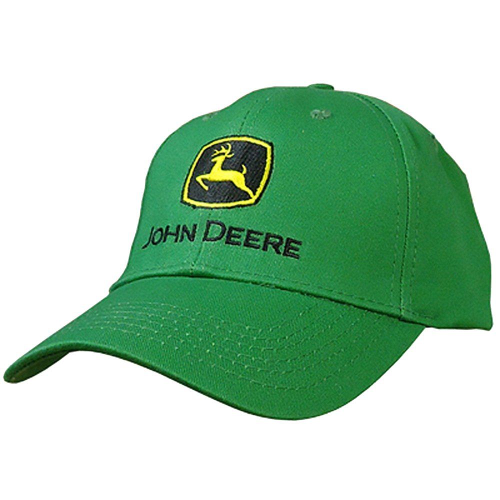 John Deere 刺繍ロゴ野球帽 - ワンサイズ - メンズ - John Deere グリーン Free Size 