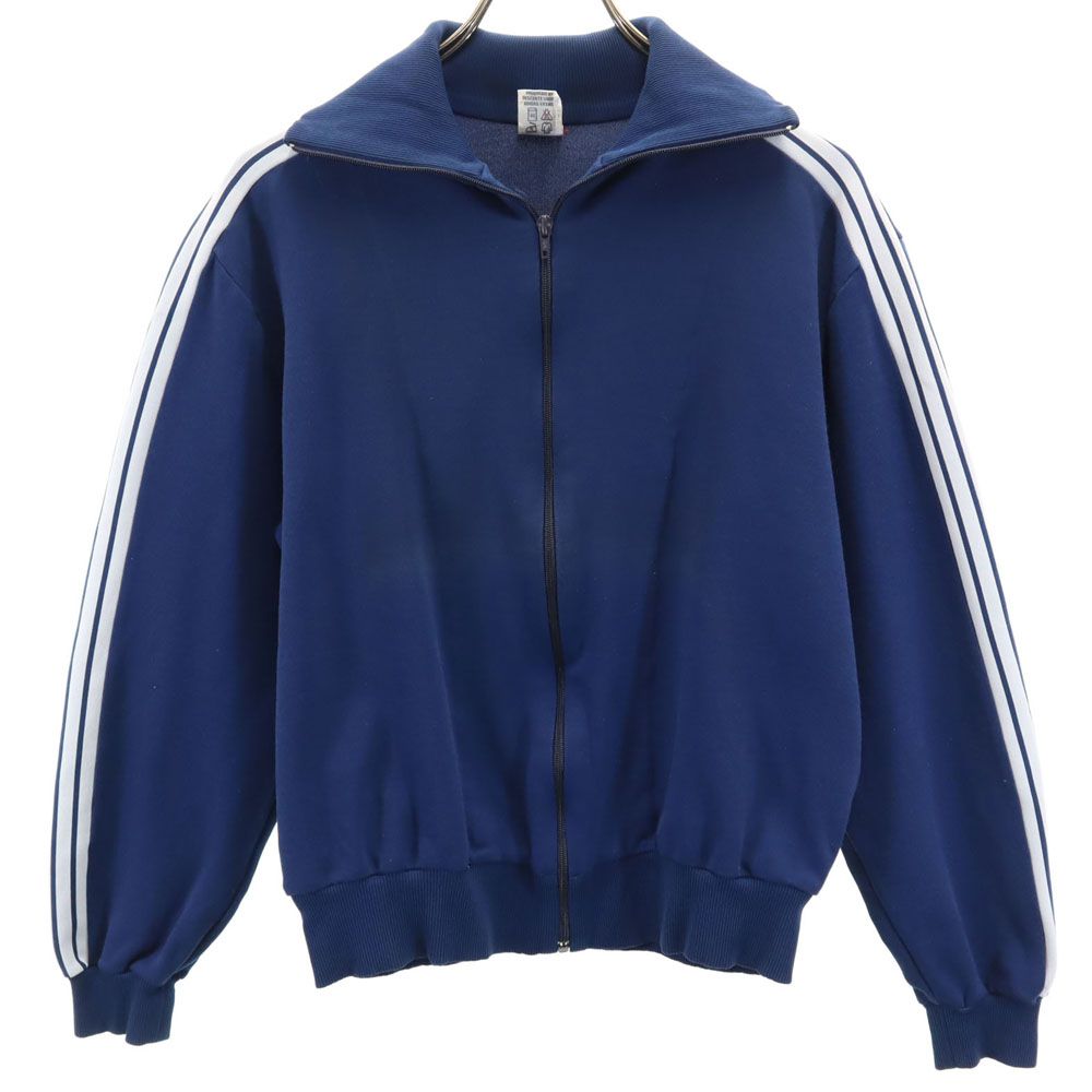 アディダス 70s ヴィンテージ デサント製 西ドイツタグ トラックジャケット 3 ブルー adidas メンズ